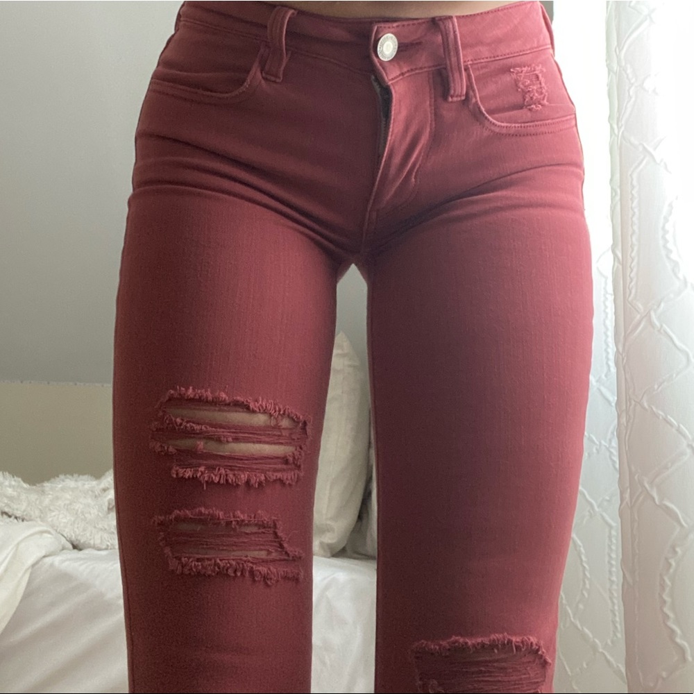 LIGHT RED PANTS